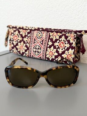 kate spade new york Womens Annika Butterfly Sunglasses in Camel Tortoise Shell